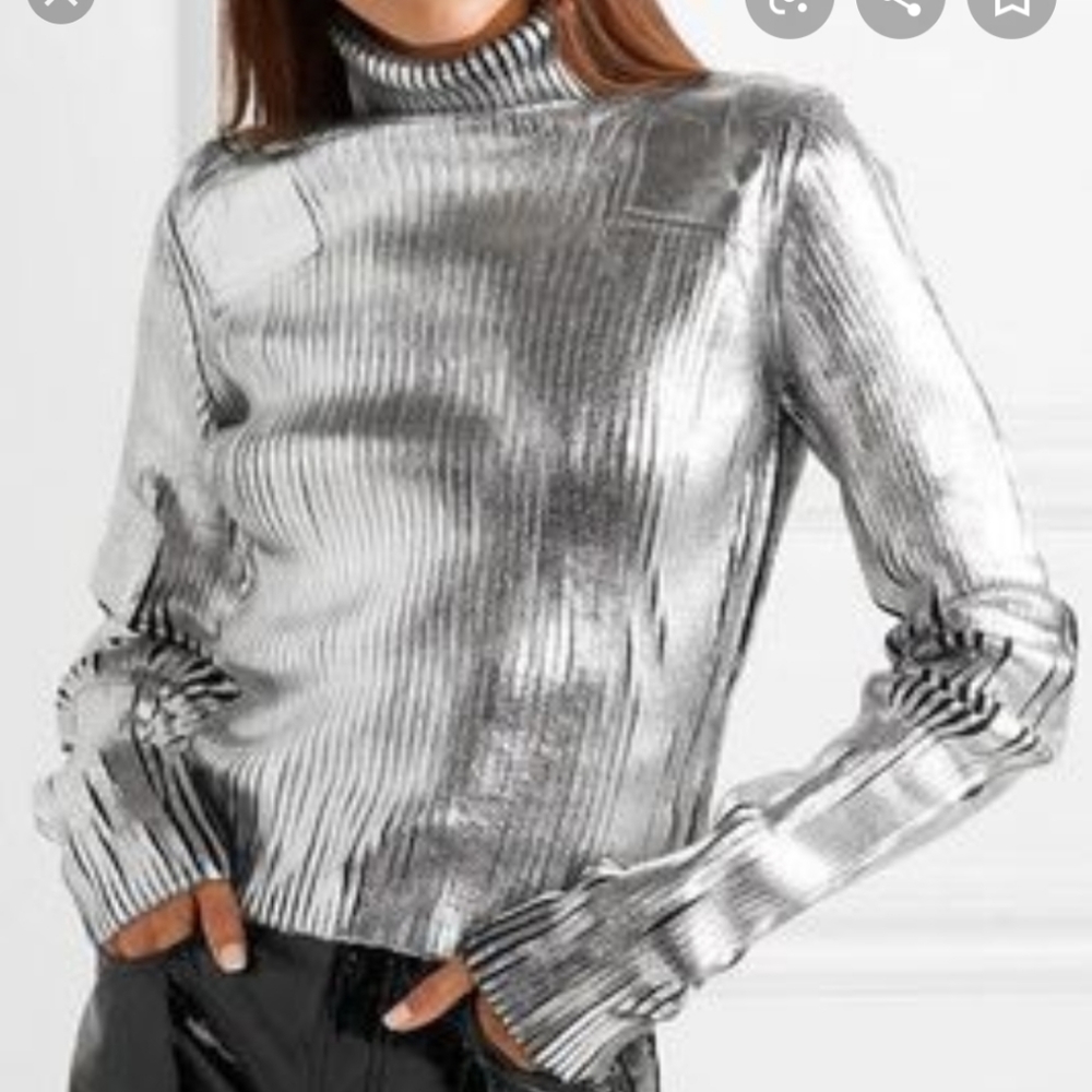 MM6 silver ribbes pullover - Picture 1 of 8